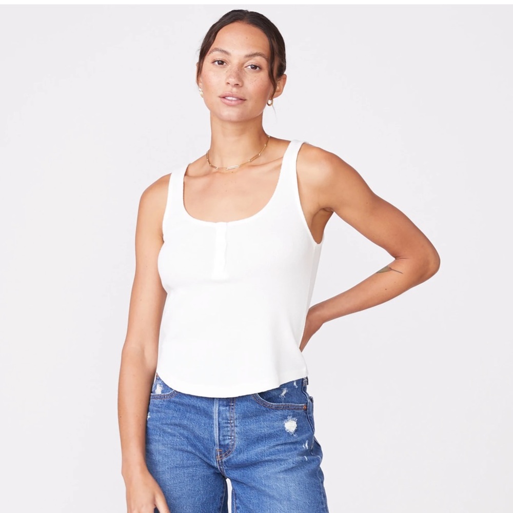 Monrow Thermal Henley Tank NWT